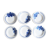 6 soup plates Badonviller