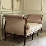Louis XV Daybed In Beech Carved On All 4 Sides, France