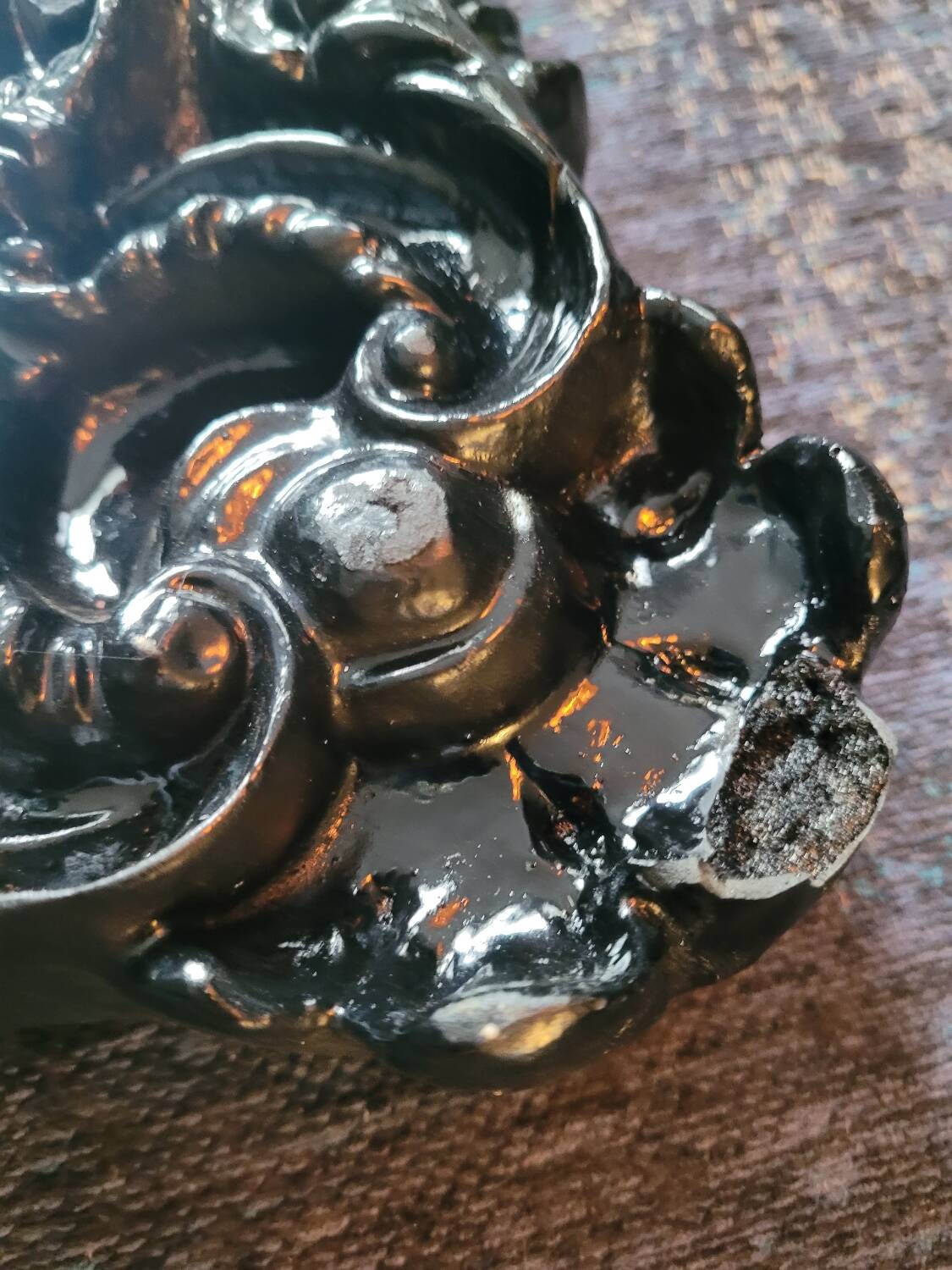 Baroque stucco mirror