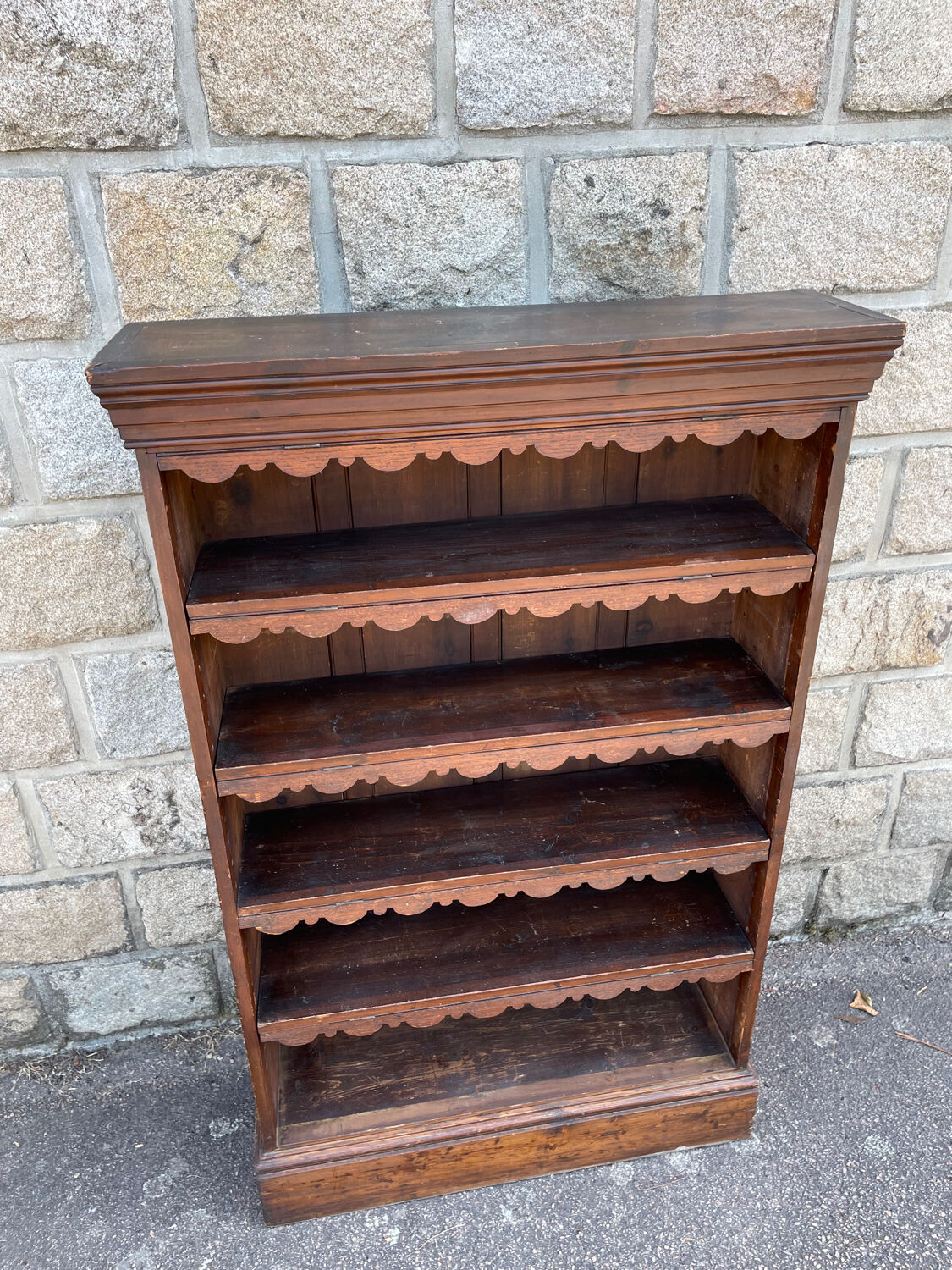 Wooden english bookcase