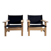 La chaise Canvas ‘Modèle 2031’, Børge Mogensen, Fredericia, Danemark