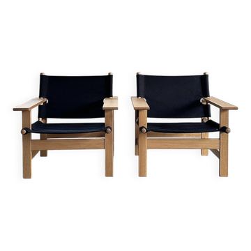La chaise Canvas ‘Modèle 2031’, Børge Mogensen, Fredericia, Danemark
