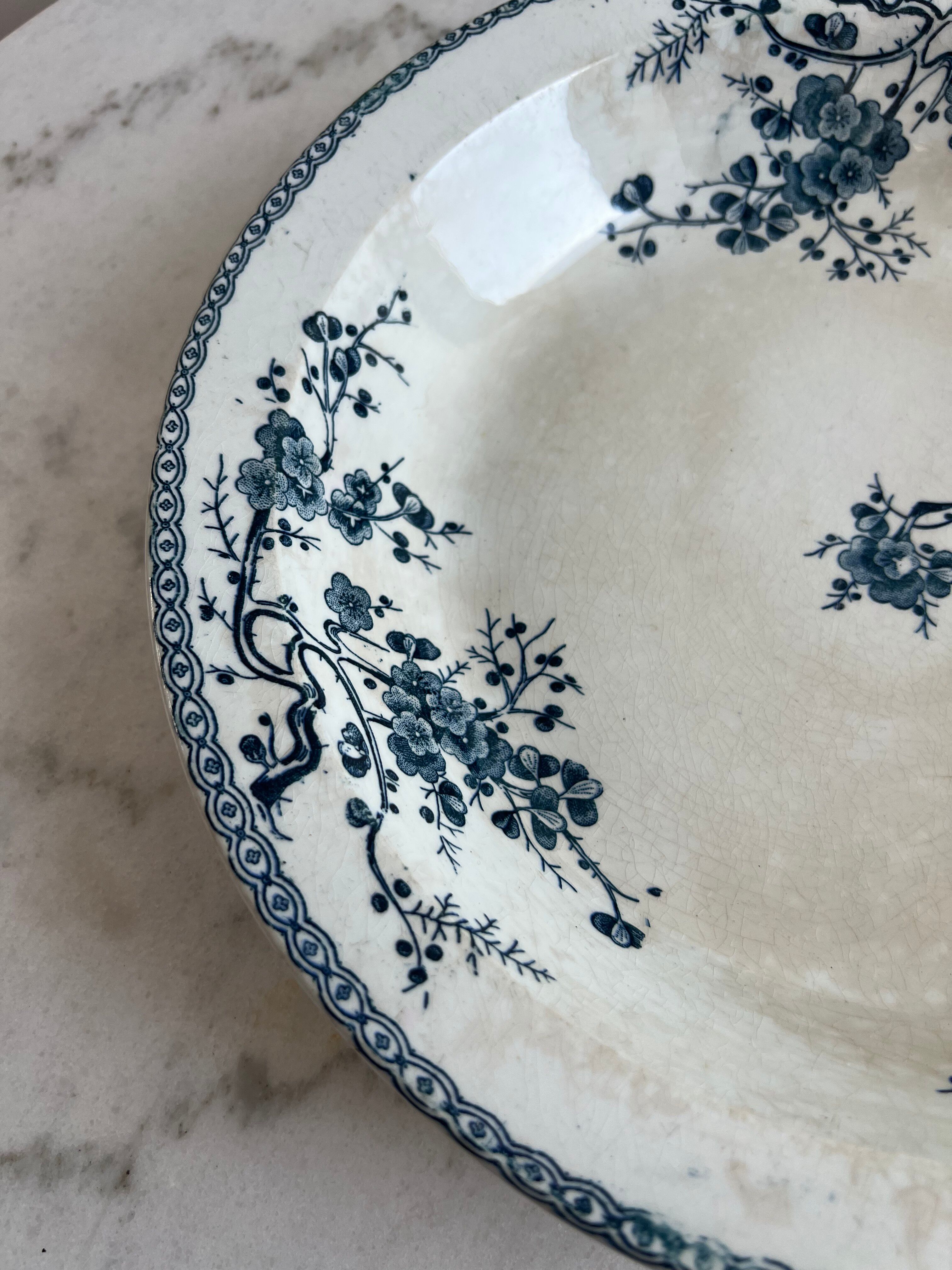 Gien ironstone Fleurette presentation plate