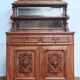 19th-century walnut Saint Hubert buffet