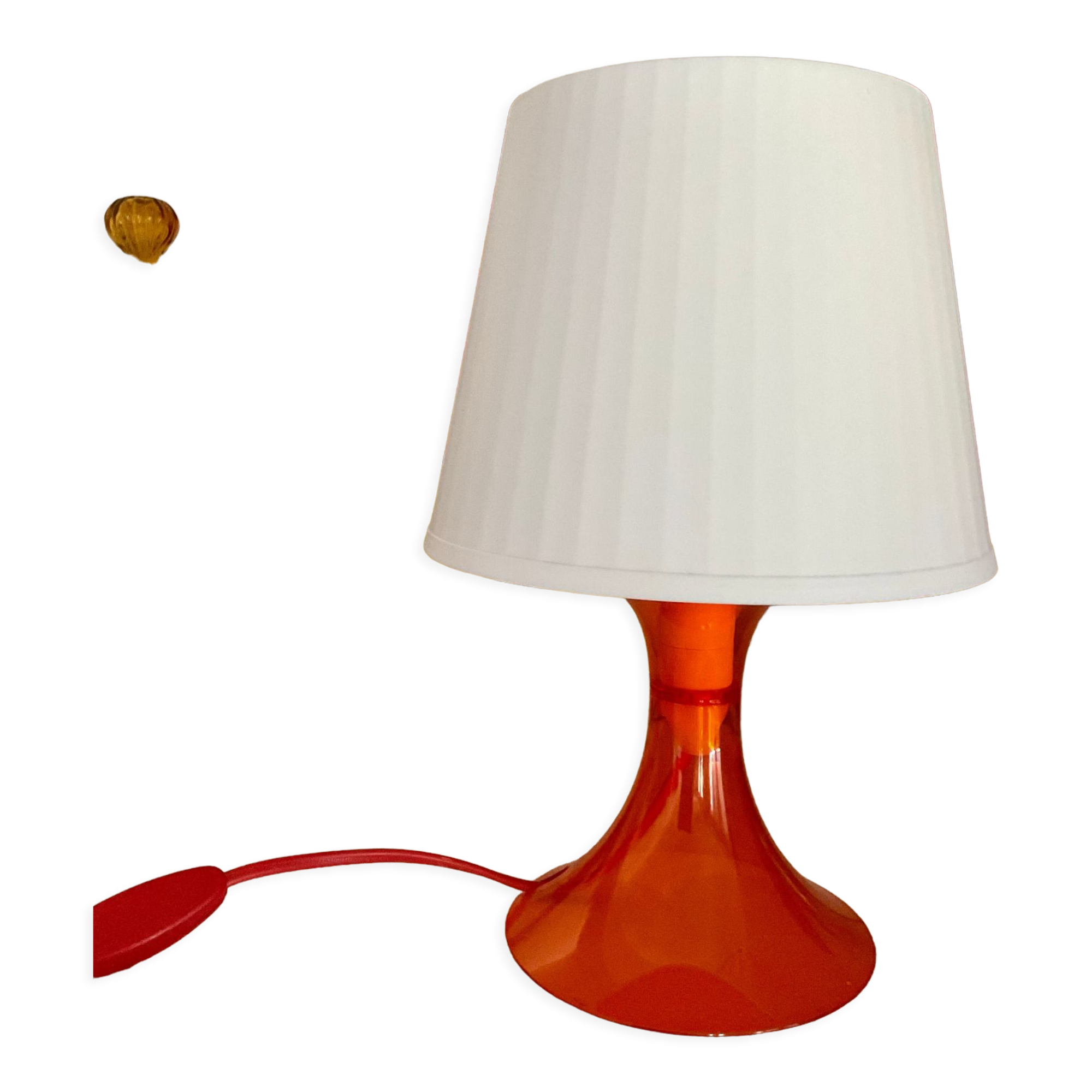 Orange plexi lamp ikea 90s Carl Ojerstam