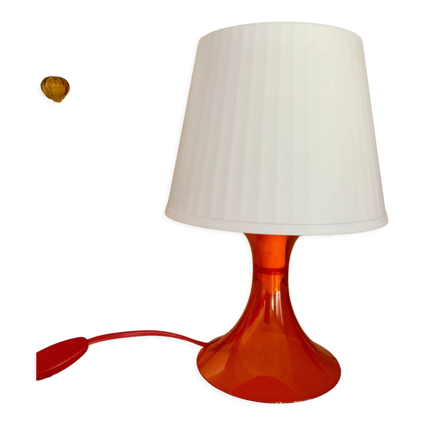 Orange plexi lamp ikea 90s Carl Ojerstam | Selency