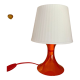 Orange plexi lamp ikea 90s Carl Ojerstam