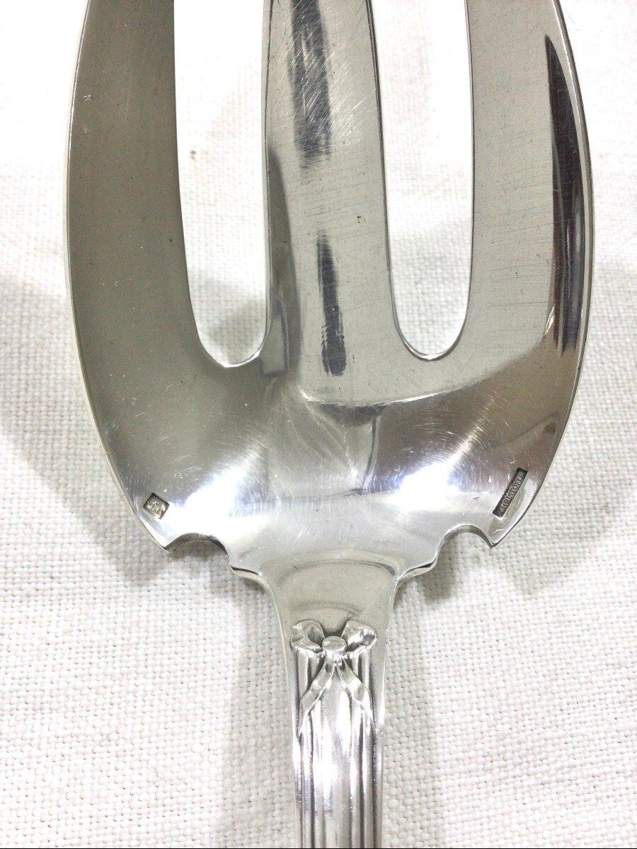 Christofle - Cross ribbon Model Salad Cutlery