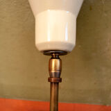 Wall lamp in brass and with three lights.  Italy 50s