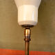 Wall lamp in brass and with three lights.  Italy 50s