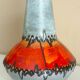 Enameled ceramic pitcher vase, Carstens West Germany, 60s/70s design