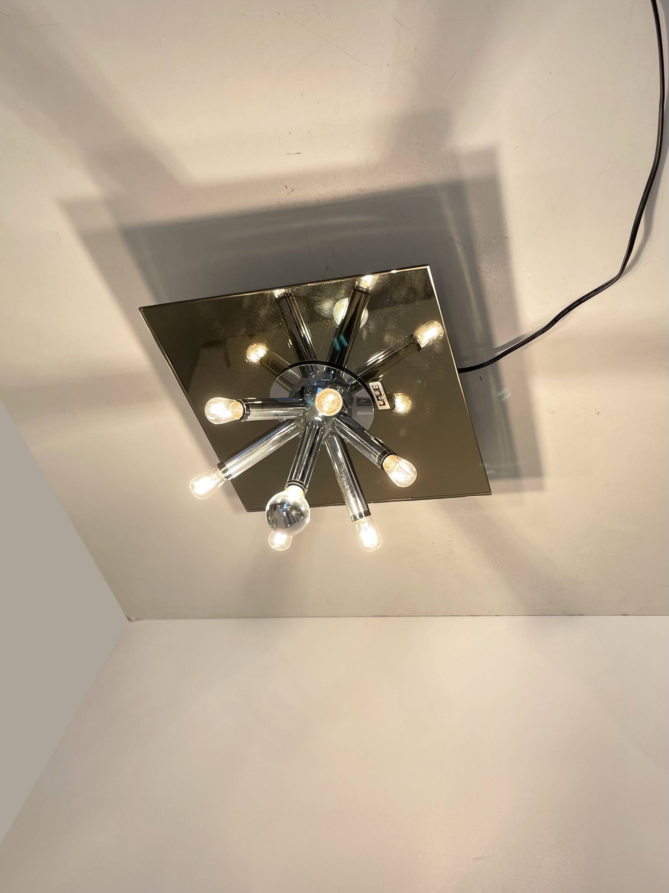 Lampe murale ou plafonnier pour salle de bain par Bath Firenze, années 1970