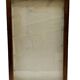 Wall display case with a solid oak door