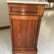 Marble and pitchpin chest of drawers