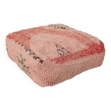 Handmade Berber pouf in wool 60 X 60 X 20 CM