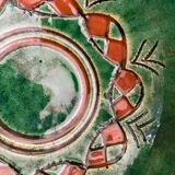 Green enamelled bowls from Ubeda