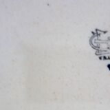 2 decorative wall plates Gien, circa 1900