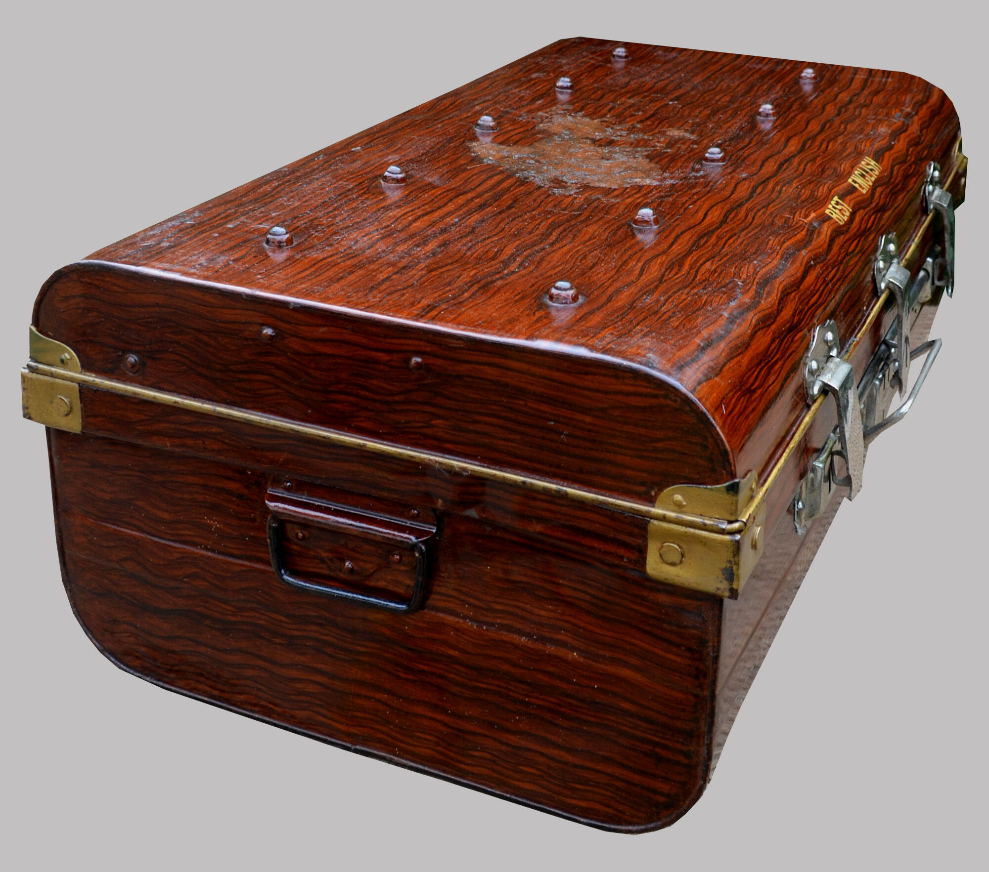 Painted metal case