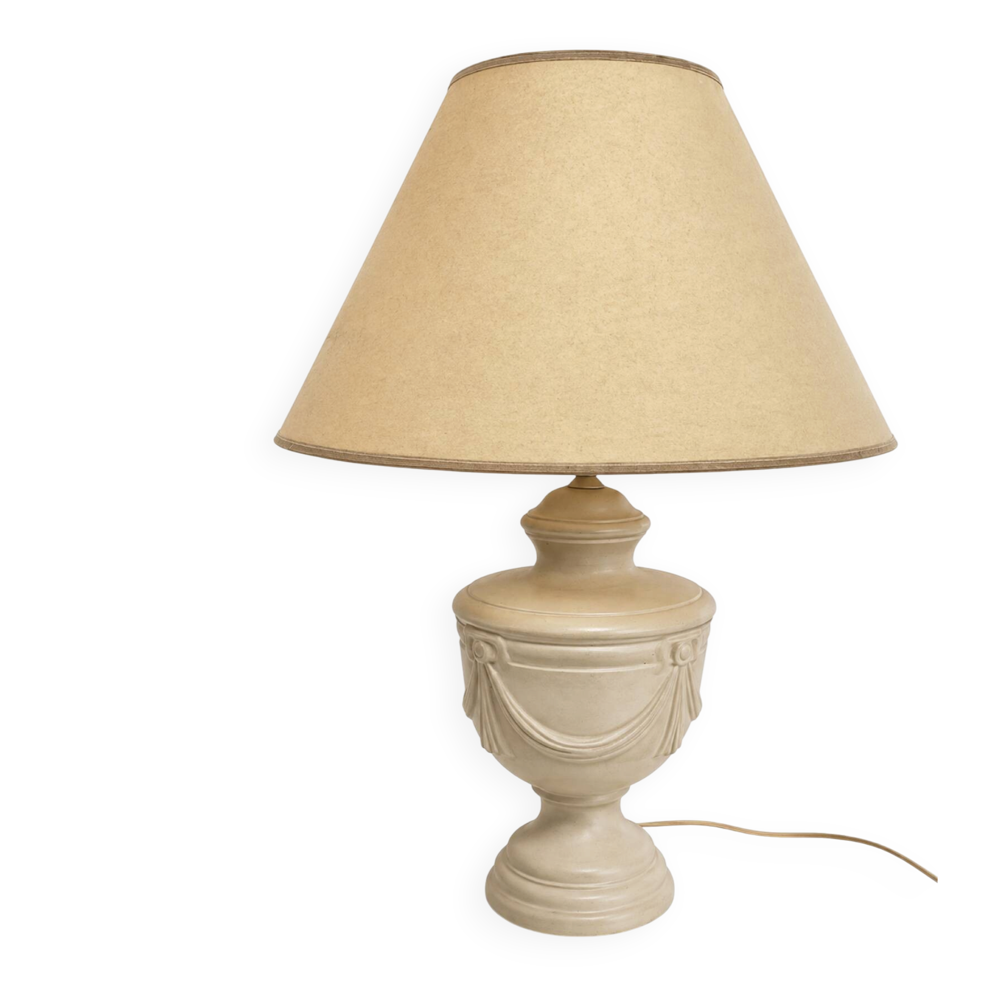 Lamp with relief