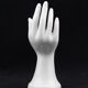 White ceramic, doilies, Ring Sizer, hand