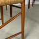 Extendable table by Gustav Bahus with 4 chairs by Peter Hvidt
