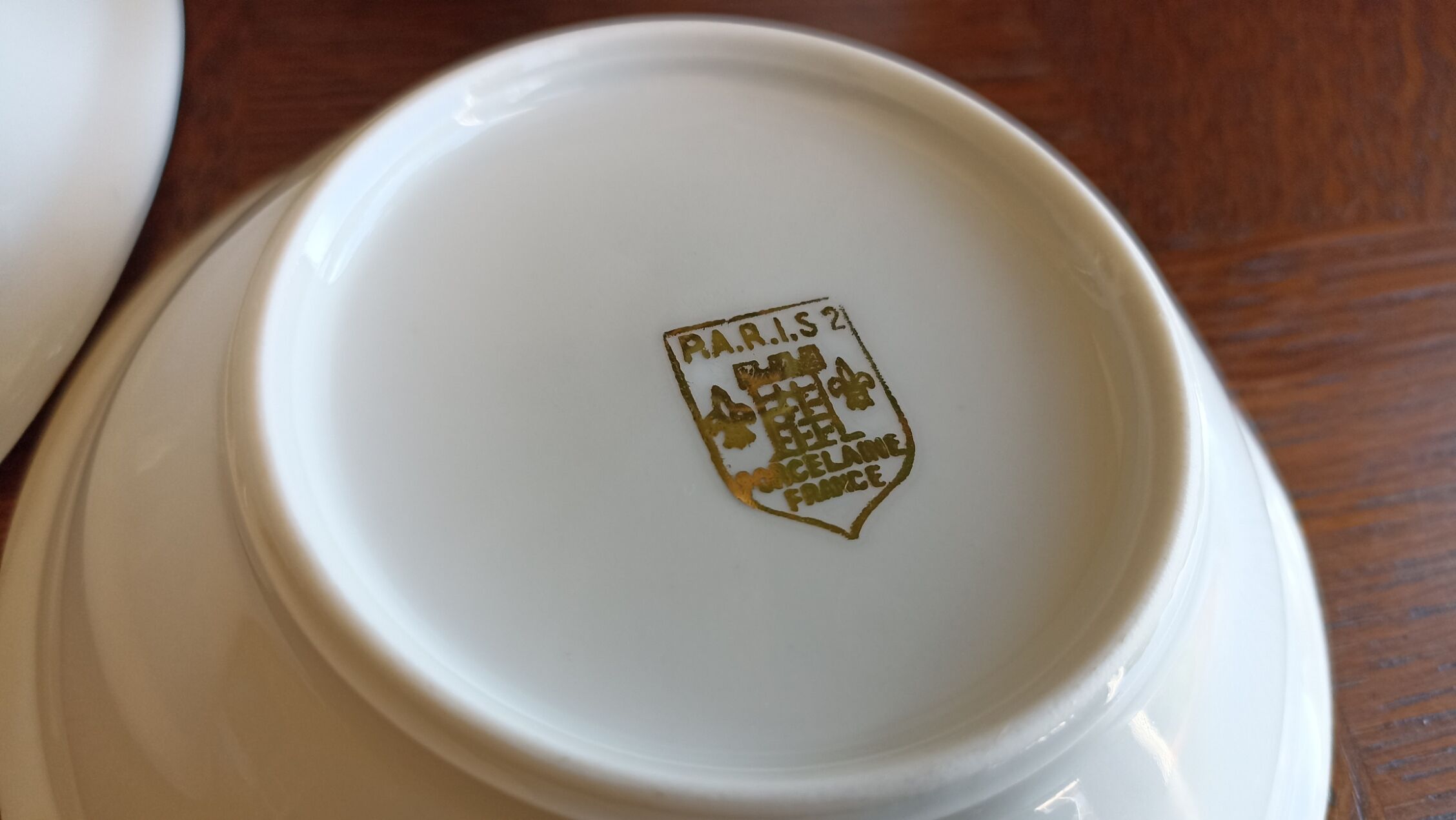 Paris porcelain dessert service