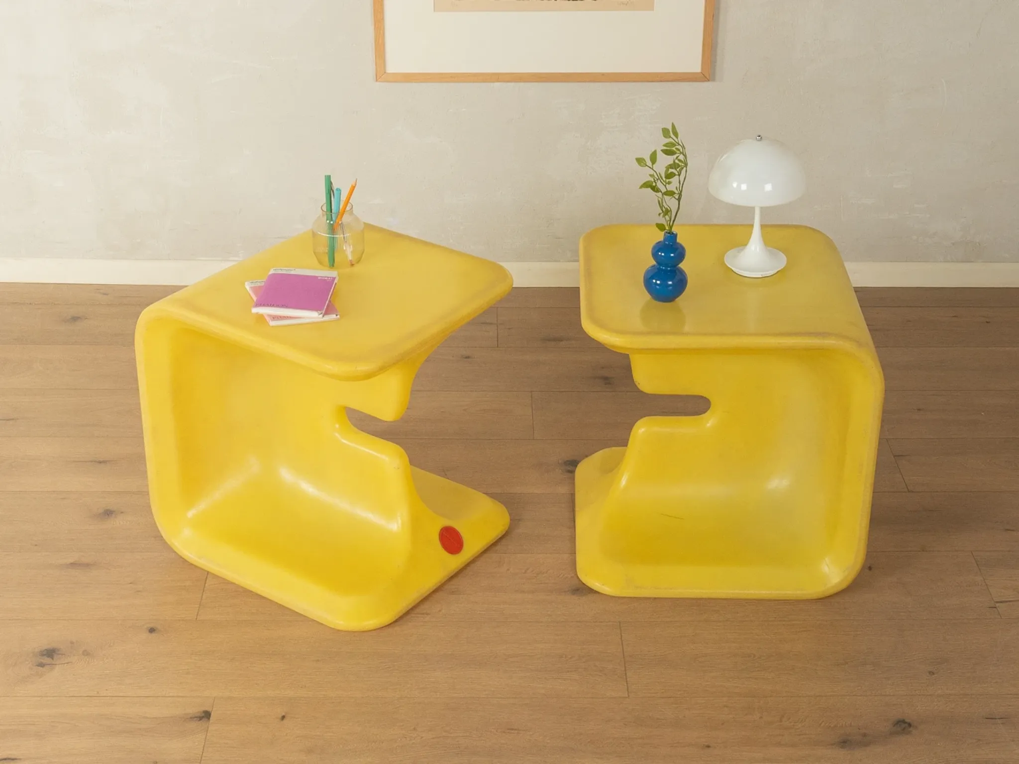 Gigantos children's furniture set by Rhein Conti in authentic space-age design of the 1970s