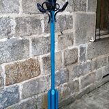 Painted parrot coats door