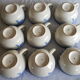 Flower decorated earthenware coffee service