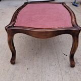 Wood and marble coffee table