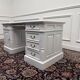Classic English White Chesterfield Desk