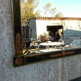 Brass console and mirror