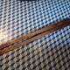 Vintage wooden skis