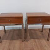 Bedside tables 2 pieces 70s Italy