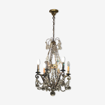 Antique chandelier with grapevines