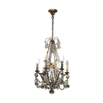 Antique chandelier with grapevines