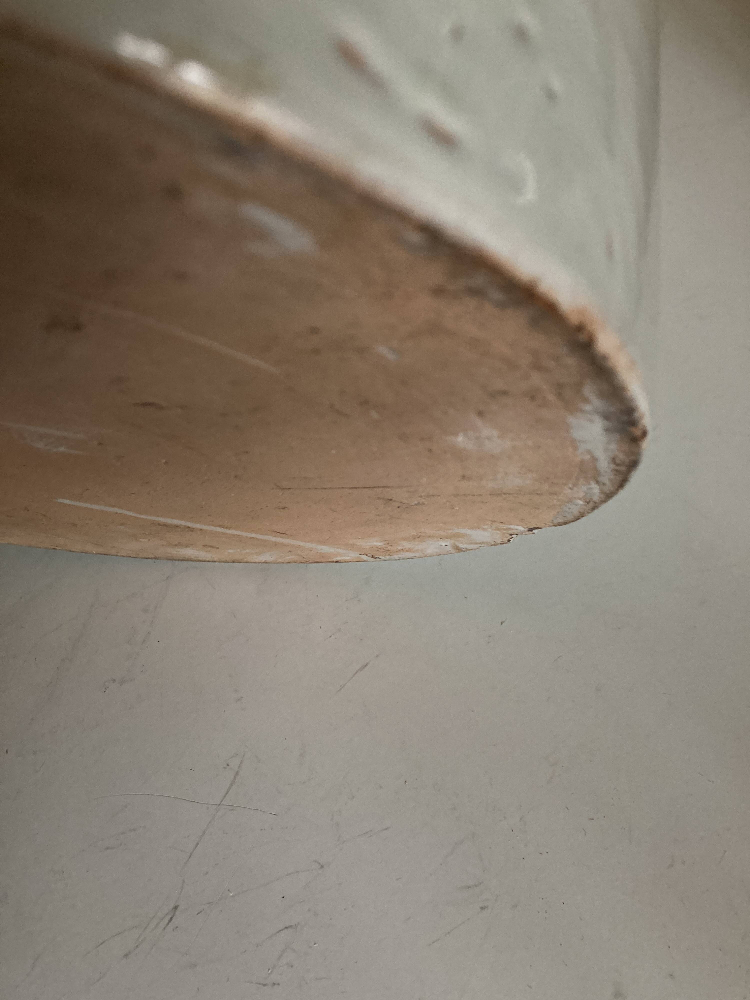 Extra-large white glazed earthenware planter, 1960s Italy