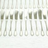 Christofle – 12-piece silver-plated fish cutlery set