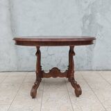 Napoleon III walnut gueridon table