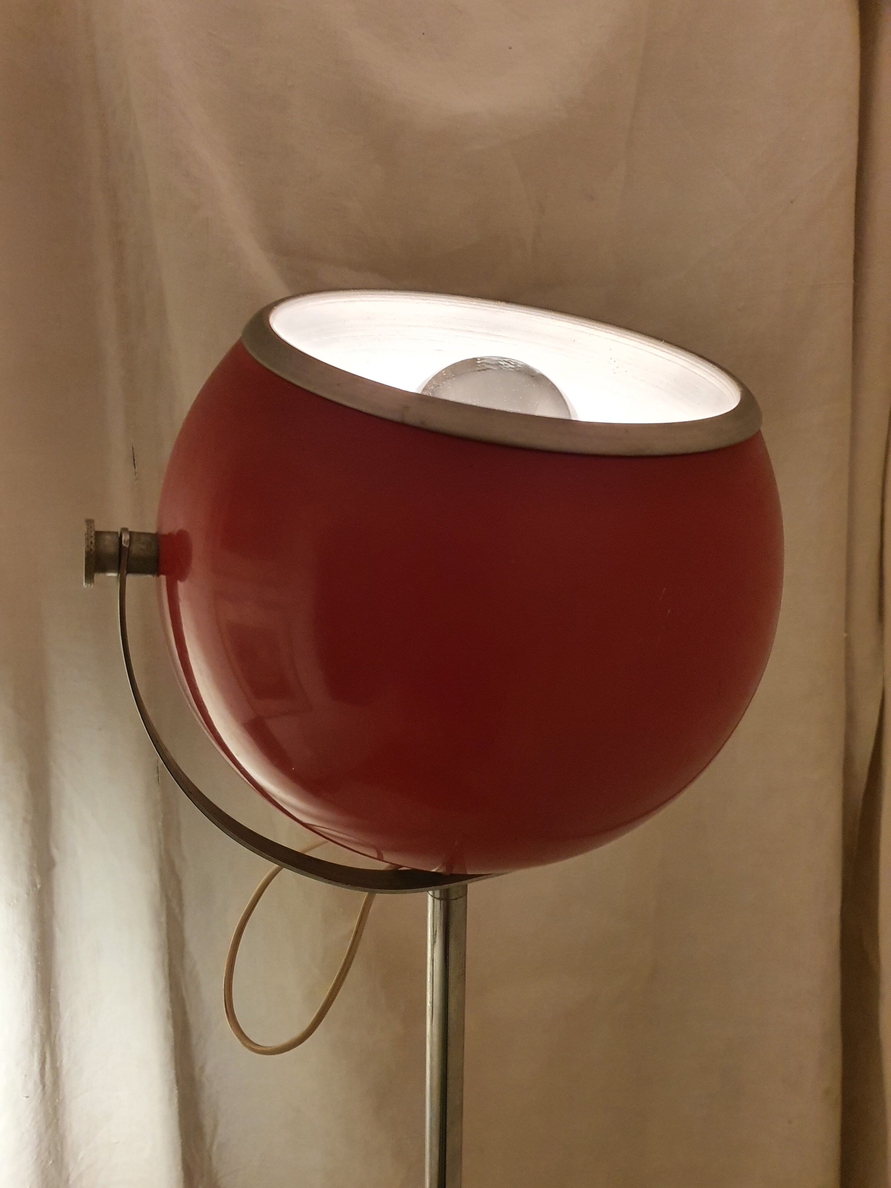 Lampadaire design italien avec liseuse