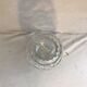 Vase ancien cristal taillé & poli dessin fleurs fabriqué en France
