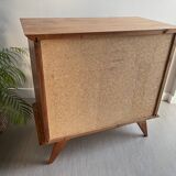 Vintage chest of drawers with splayed legs