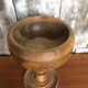 Old turned wood cutting