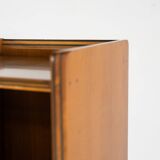 Mid-Century Modern Artona shelf by Afra & Tobia Scarpa for Maxalto, Wood and Leather, 1970s