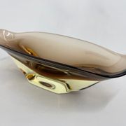 Set of Art Glass Bowl and Ashtray by designer Josef Cvrček, 1960's