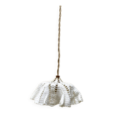 Baladeuse tissu, verre, laiton, câble 3m
