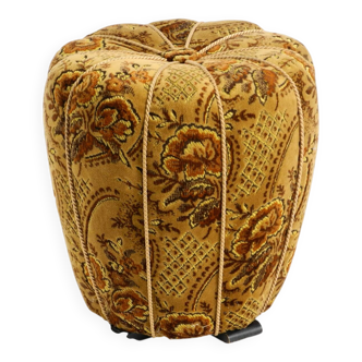 Original Pouf Stool by Jindrich Halabala from 1958 | Art Deco Bauhaus