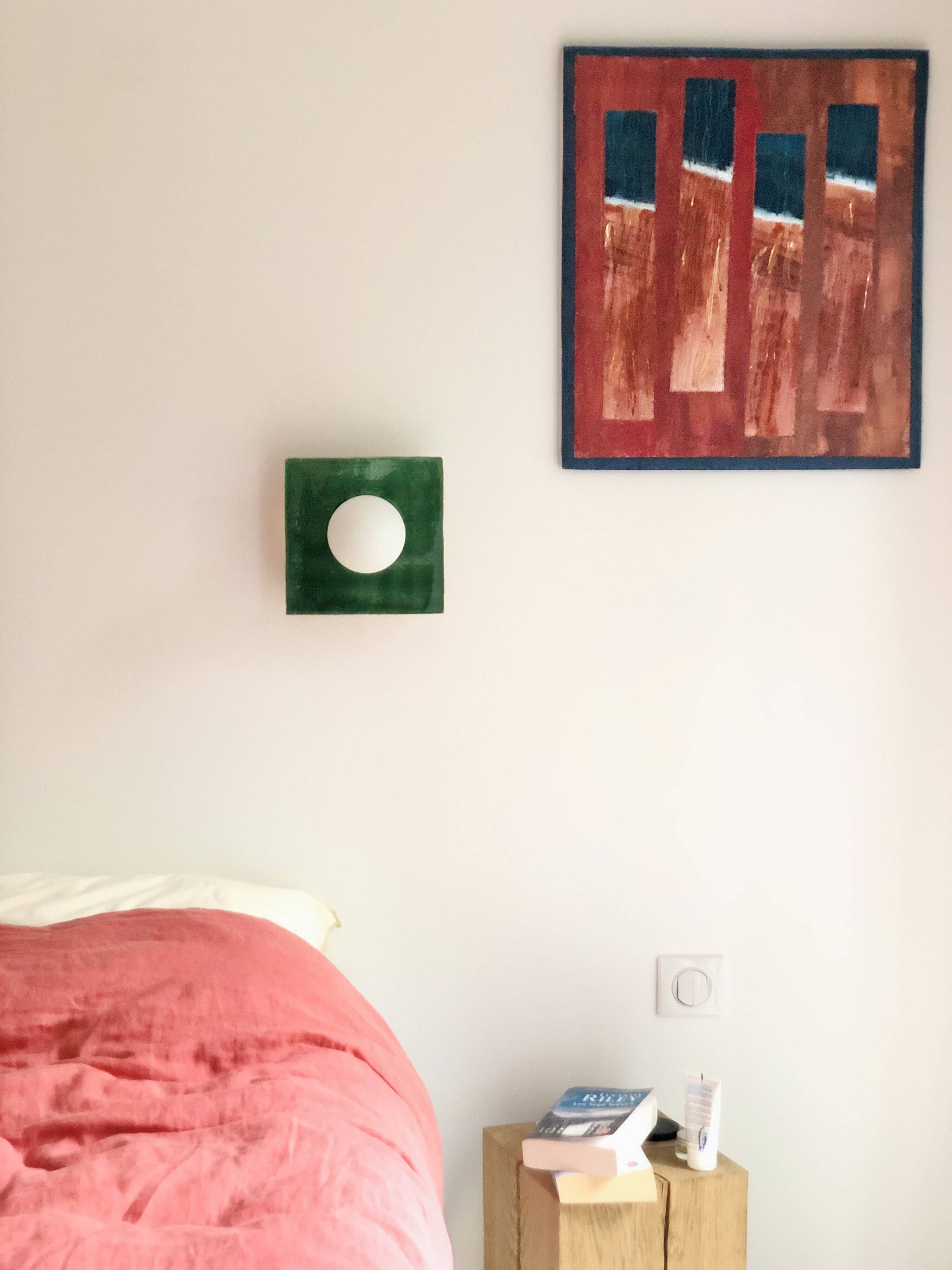 Globe Tile Wall Light (Green) - Coco Square