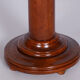 Restored art deco pedestal, beech, walnut, 1920s, czechia