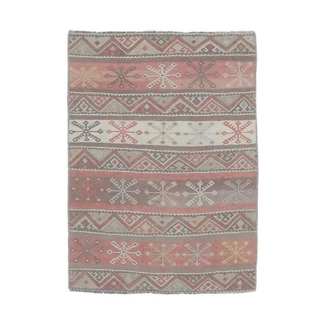 Vintage Handmade Turkish Wool Rug 65x90